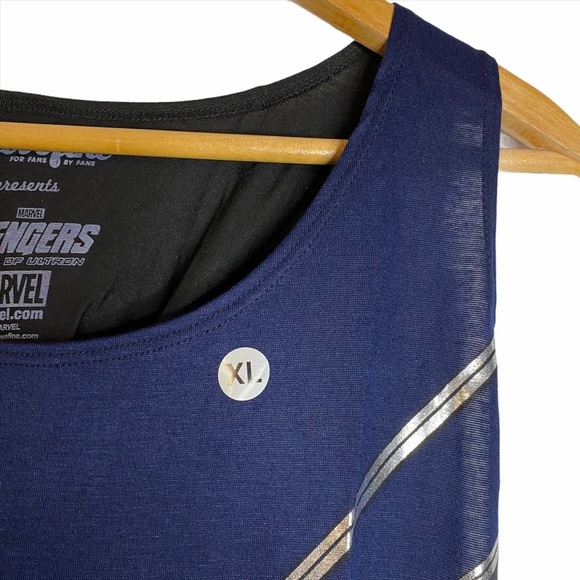 Marvel Black Widow Knot Back Tank Top Cosplay Extra Large XL Fandom Comic - Picture 8 of 14